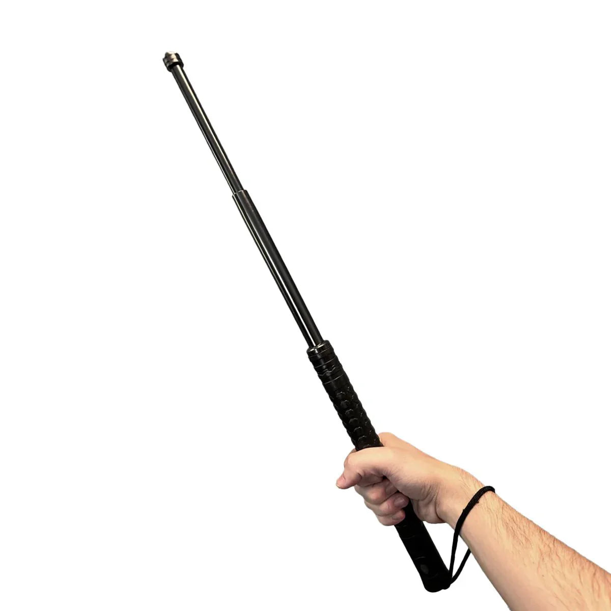 Collapsible Trekking Pole | Automatic Deploy | Aluminum Body & Anti-Slip Grip | Self-Defense