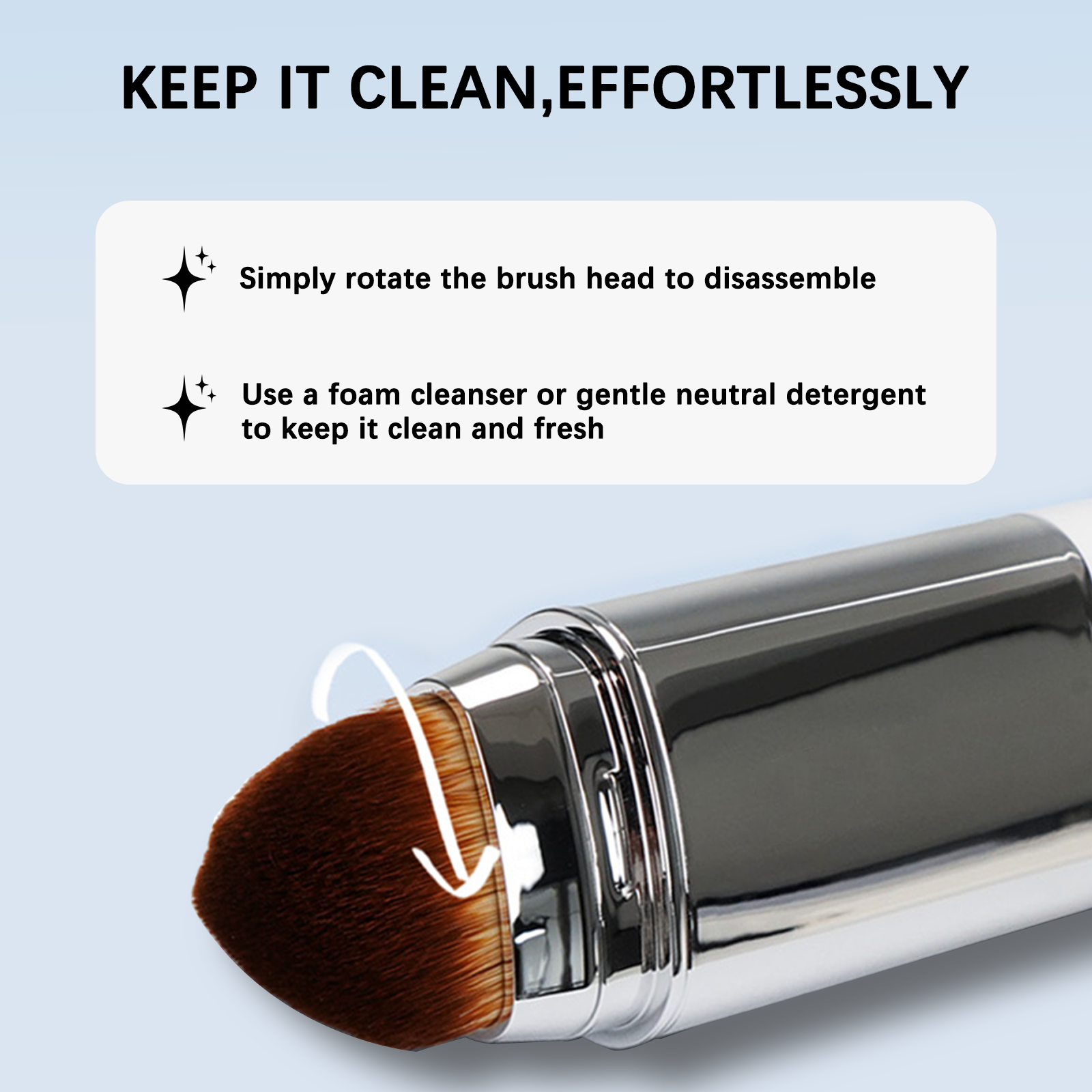 Color-Changing Cover Cream Stick | Adaptive Color-Match | Built-In Blending Brush