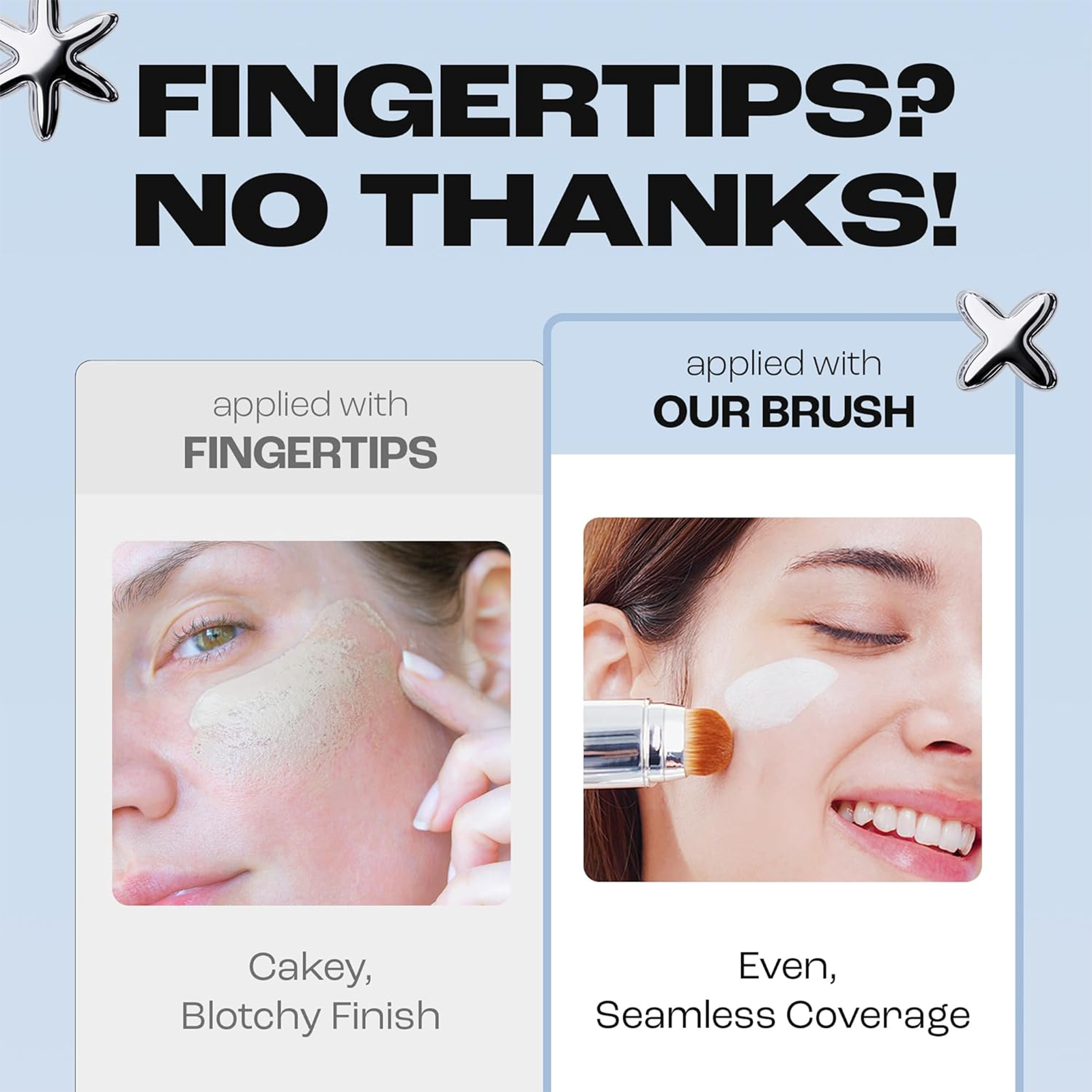 Color-Changing Cover Cream Stick | Adaptive Color-Match | Built-In Blending Brush