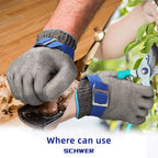 Cut-Resistant Kitchen Glove | Stainless Steel Mesh | Food-Safe & Dishwasher Safe