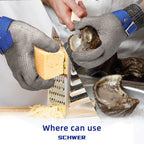 Cut-Resistant Kitchen Glove | Stainless Steel Mesh | Food-Safe & Dishwasher Safe