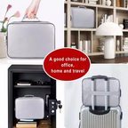 Document Organizer Bag | Fireproof & Waterproof | Fits US Letter Documents | Travel-Friendly