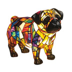 Dog Breed LED Accent Lamp | Artistic Sculpted Design | 17 cm Size | USB-Powered Warm LED