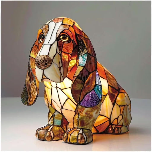 Dog Breed Table Lamp | Artistic LED Silhouette | USB Powered | Cozy Ambient Light