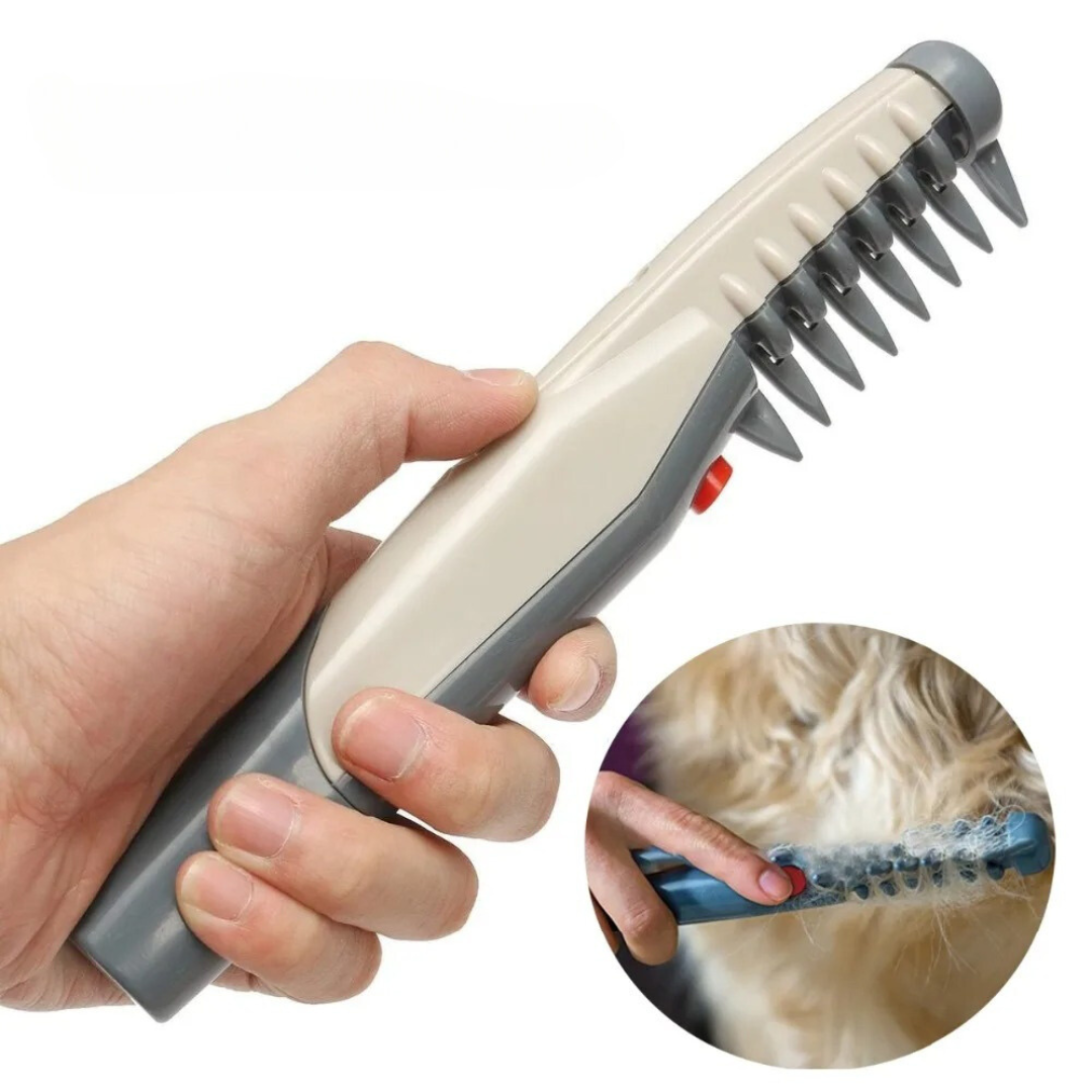 Dog & Cat Grooming Tool | Dematting & Detangling Trimmer | For All Coat Types