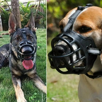 Dog Muzzle | Water-Friendly Breathable | Reflective Strip & Adjustable Strap