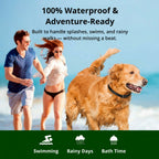 Dog Training Collar | 1000m Remote Range | Adjustable Reflective Nylon | Waterproof & Rechargeable