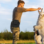 Dog Treat Pouch | Tactical Quick-Access | Zippered Compartments | Outdoor Use