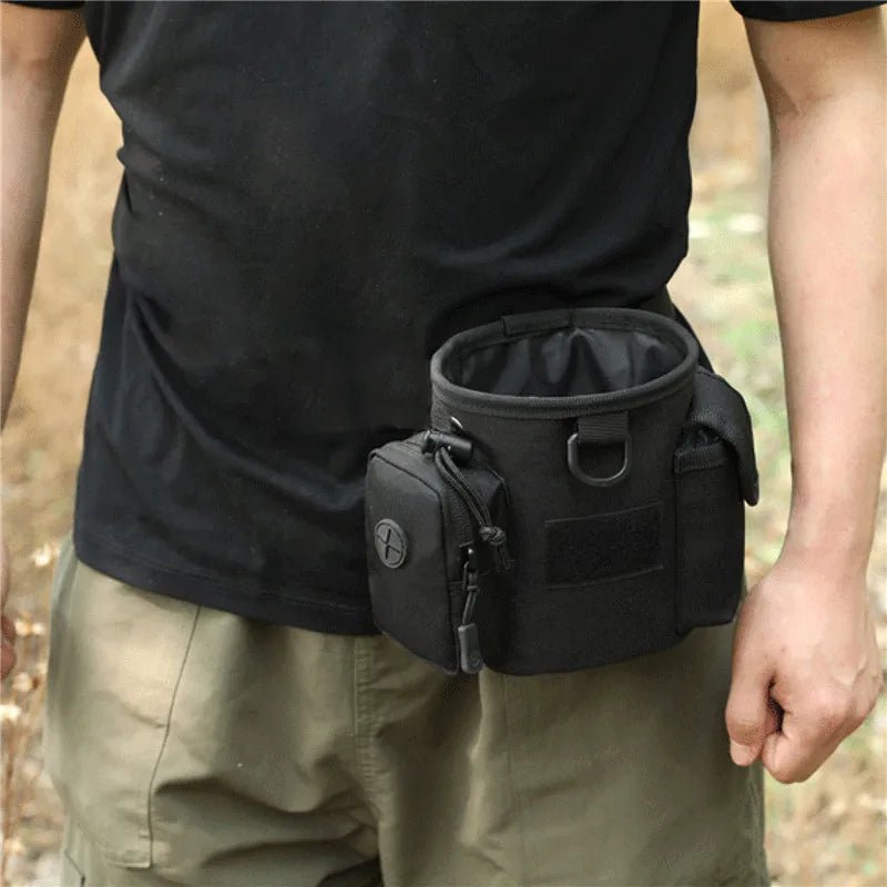 Dog Treat Pouch | Tactical Quick-Access | Zippered Compartments | Outdoor Use