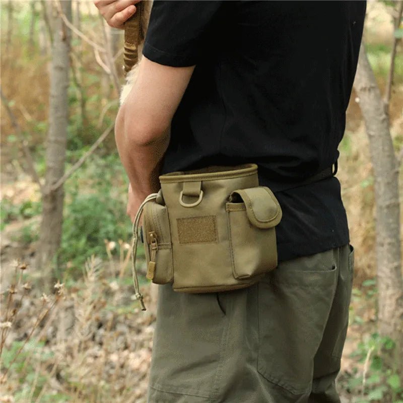 Dog Treat Pouch | Tactical Quick-Access | Zippered Compartments | Outdoor Use