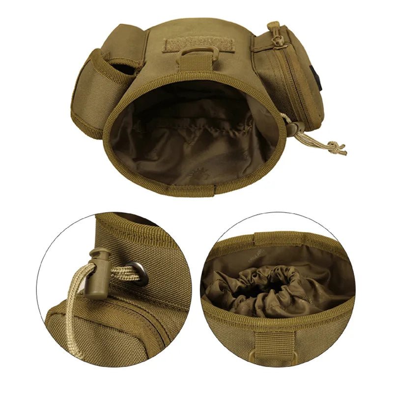 Dog Treat Pouch | Tactical Quick-Access | Zippered Compartments | Outdoor Use