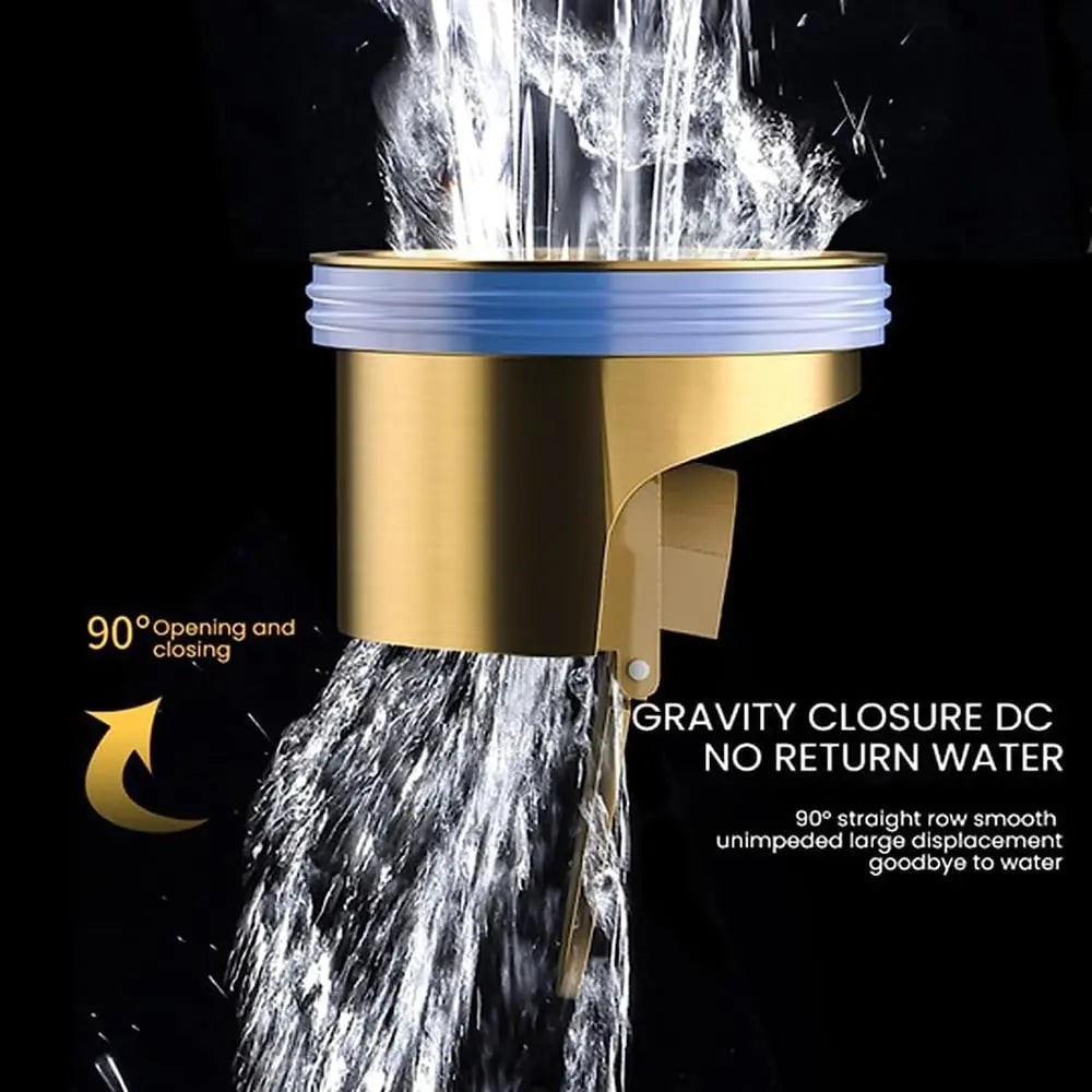 Drain Core | Brass Odor-Blocker | Hair Catcher & Silicone Seal | Fits 3.3–4.0 cm