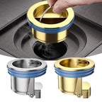 Drain Core | Brass Odor-Blocker | Hair Catcher & Silicone Seal | Fits 3.3–4.0 cm