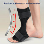 Drop Foot Brace Support | Gait-Improving Front Foot Lift | Lightweight & Adjustable Fit