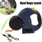 Dual Dog Leash | Tangle-Free Swivel Design | Durable Lightweight Construction | Comfortable Control