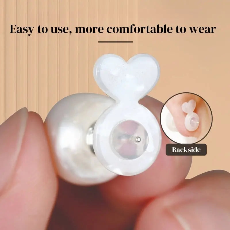 Earring Stabilizer | Food-Grade Silicone Ear Lifter | Hypoallergenic Support for Heavy Earrings