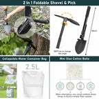 Emergency Preparedness Kit | 262-Piece First Aid & Survival | Carbon Steel Tools, Molle Bag