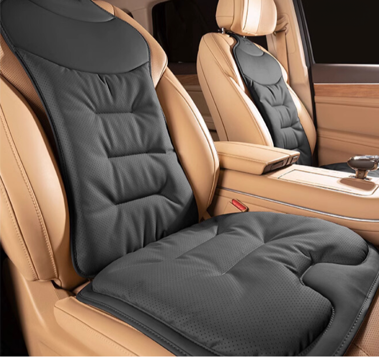 Ergonomic Car Seat Pad | Lumbar Support & Contoured Design | Breathable, Washable Cover