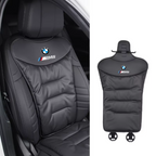 Ergonomic Car Seat Pad | Lumbar Support & Contoured Design | Breathable, Washable Cover