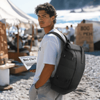 Expandable Rolltop Backpack for 17-inch Laptop | Water-Resistant Oxford | Anti-Theft Security
