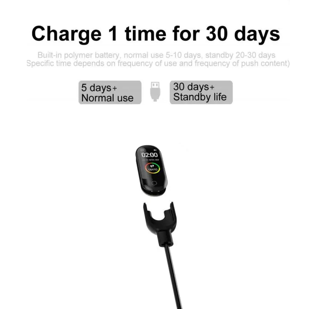 Fitness Smartwatch | Blood Pressure & Heart Rate Tracking | 0.96-inch TFT Display | Water-Resistant