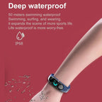Fitness Smartwatch | Blood Pressure & Heart Rate Tracking | 0.96-inch TFT Display | Water-Resistant