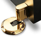 Floor Door Stopper | Press-to-Lock Mechanism | Durable Zinc Alloy | 2-Pack