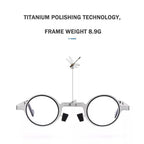Folding Reading Glasses | Screwless Titanium Frame | Progressive & Blue Light Lenses