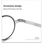 Folding Reading Glasses | Screwless Titanium Frame | Progressive & Blue Light Lenses