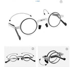 Folding Reading Glasses | Ultra-Light Compact | Flexible Scratch-Resistant Lenses | +1 to +4