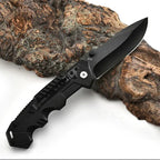 Folding Tactical Survival Knife | Stainless Steel Blade | Ergonomic Grip & Compact EDC | Outdoor Use