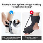Foot Drop Ankle Brace | Inflatable Support & Quick-Adjust Strap | Breathable Mesh Fabric