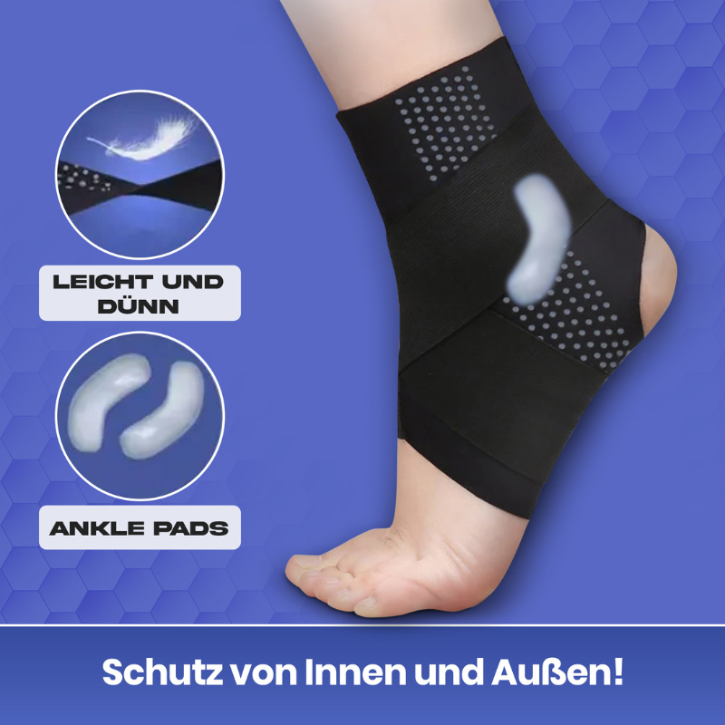 Football Ankle Brace | Low-Profile Stabilizing Wrap | Breathable Lightweight Fabric | In-Shoe Comfort