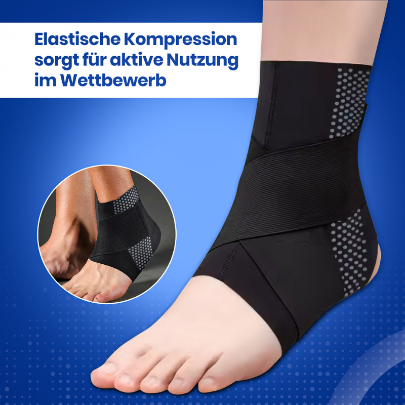 Football Ankle Brace | Low-Profile Stabilizing Wrap | Breathable Lightweight Fabric | In-Shoe Comfort