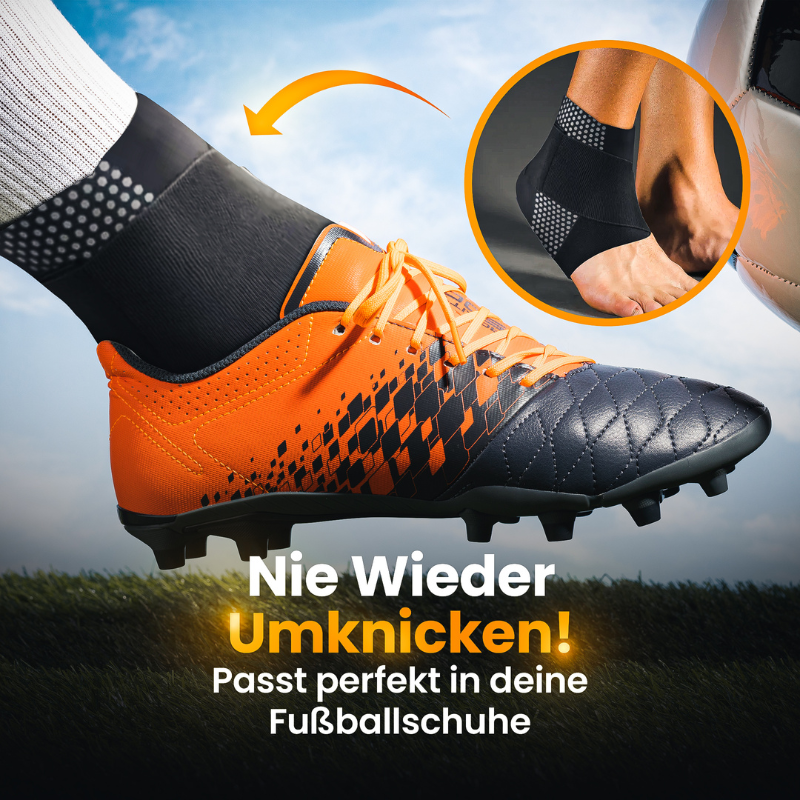 Football Ankle Brace | Low-Profile Stabilizing Wrap | Breathable Lightweight Fabric | In-Shoe Comfort