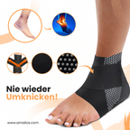 Football Ankle Brace | Low-Profile Stabilizing Wrap | Breathable Lightweight Fabric | In-Shoe Comfort