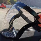 Full Face Shield | Large Wrap-Around Transparent | Anti-Fog | Comfortable Fit