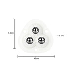 Furniture Mover Wheels | 360° Rotation | Self-Adhesive Backing & Stainless Steel Bearing