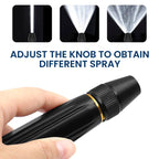 Garden Hose Nozzle | Heavy-Duty Adjustable Twist & Fully Rotatable | Metal Construction | Versatile Cleaning & Watering