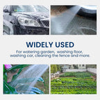 Garden Hose Nozzle | Heavy-Duty Adjustable Twist & Fully Rotatable | Metal Construction | Versatile Cleaning & Watering