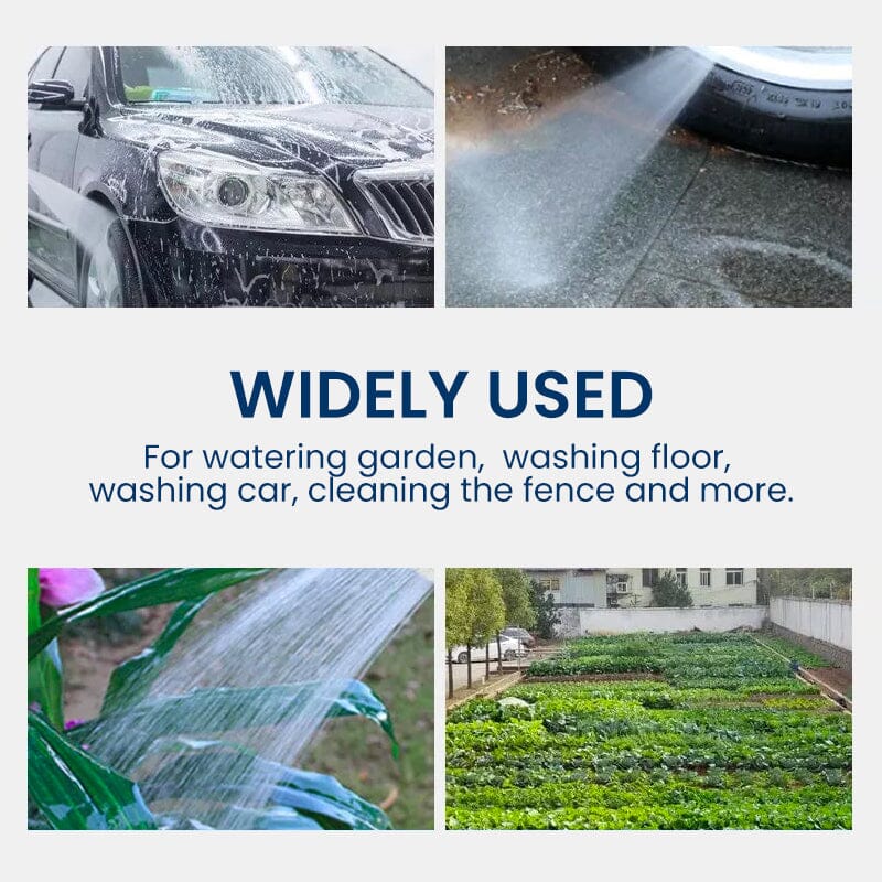Garden Hose Nozzle | Heavy-Duty Adjustable Twist & Fully Rotatable | Metal Construction | Versatile Cleaning & Watering