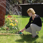 Garden Sprinkler System | 360° Adjustable Coverage | Multi-Mode Settings | Time-Saving