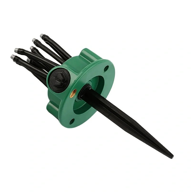 Garden Sprinkler System | 360° Adjustable Coverage | Multi-Mode Settings | Time-Saving
