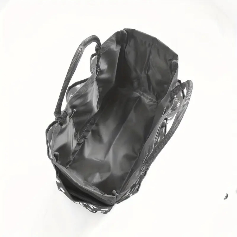 Garden Tool Organizer Bag | Floral Oxford Cloth | Multiple Pockets & Comfortable Carry Handles