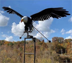 Garden Wind Spinner | Spinning Sculpture | Powder-Coated Metal | 29 in Overall Height