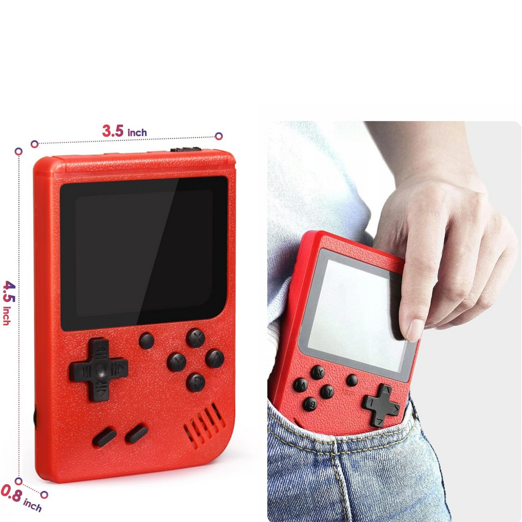 Handheld Retro Console | Preloaded with 400+ Classic Games | HDMI & Multiplayer Controller