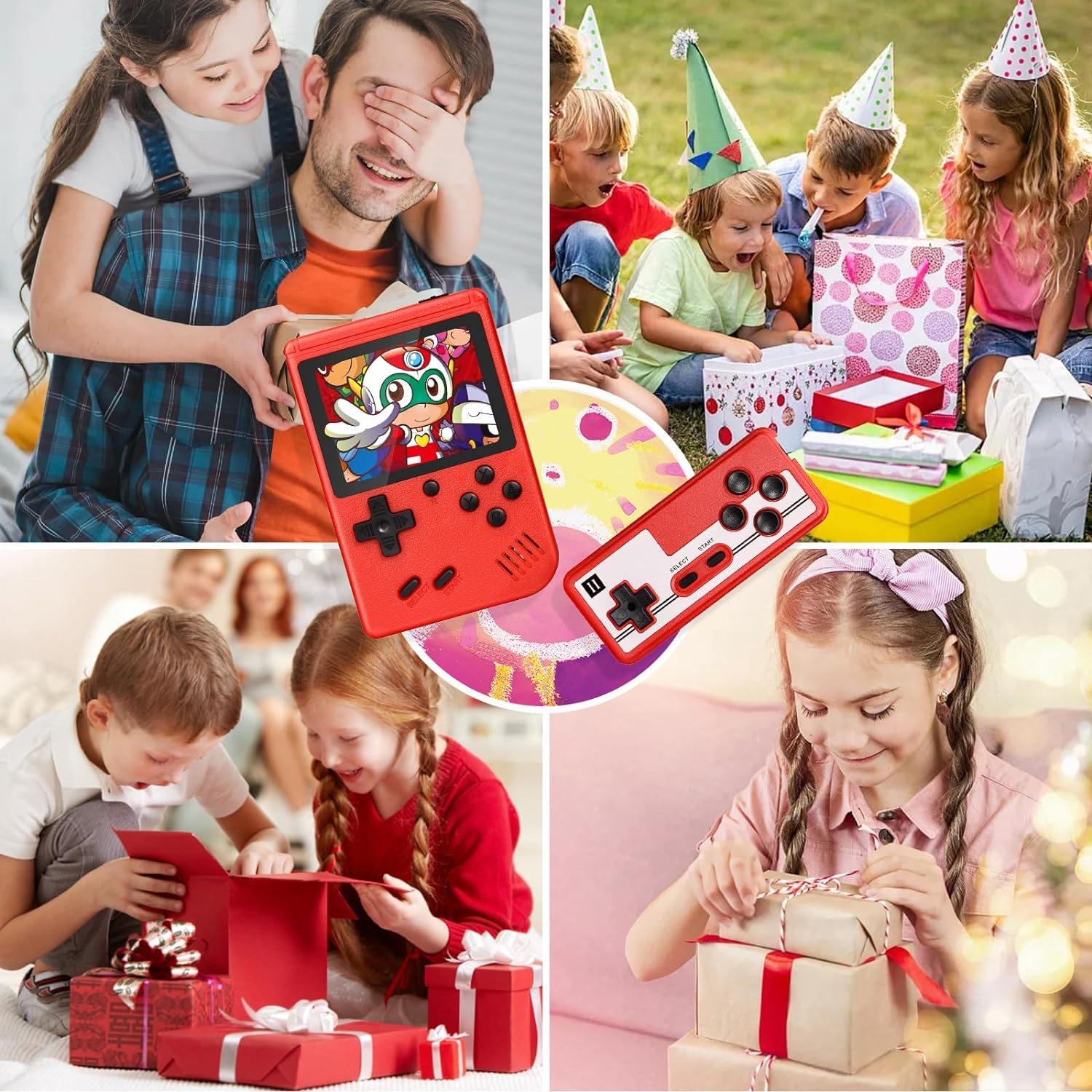 Handheld Retro Console | Preloaded with 400+ Classic Games | HDMI & Multiplayer Controller