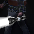 Handheld Spotlight Flashlight | Super Bright & Long-Range | USB Rechargeable with Power Bank