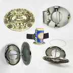 Hands-Free Belt Drink Holder | Retractable Flip-Open Buckle | Fits 70mm Bottles & Cans