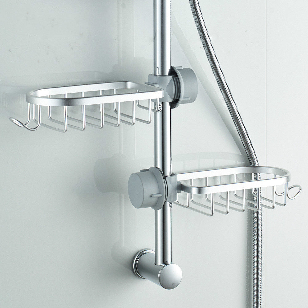 Hanging Shower Soap Dish | Quick-Drying Ventilated Design | Aluminum | No-Drill Install